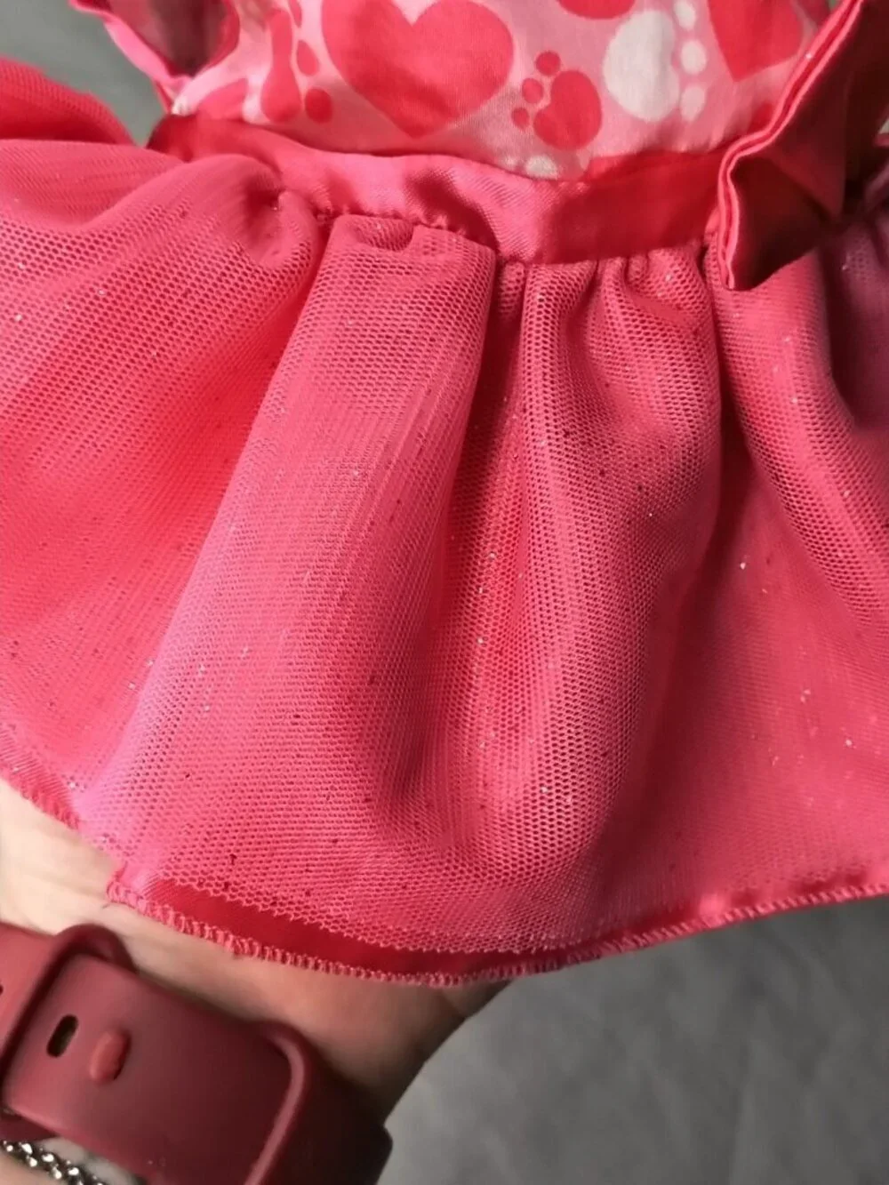 Build A Bear Pink Promise Pets Pink Hearts Dress